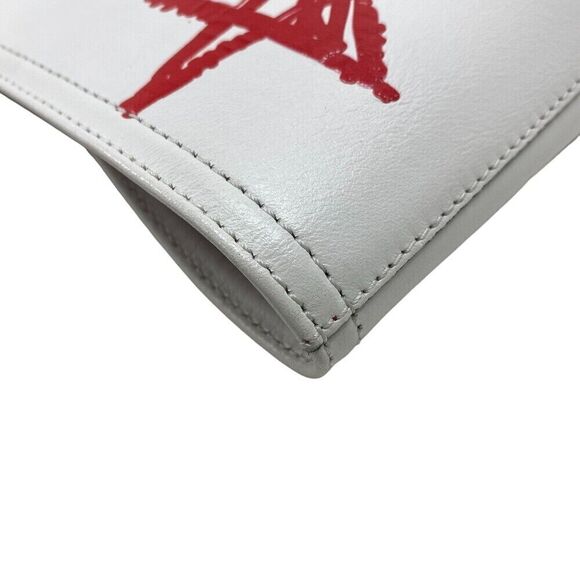 Louboutin Cabata White Cl Embossed #138751C91B - Picture 7 of 10